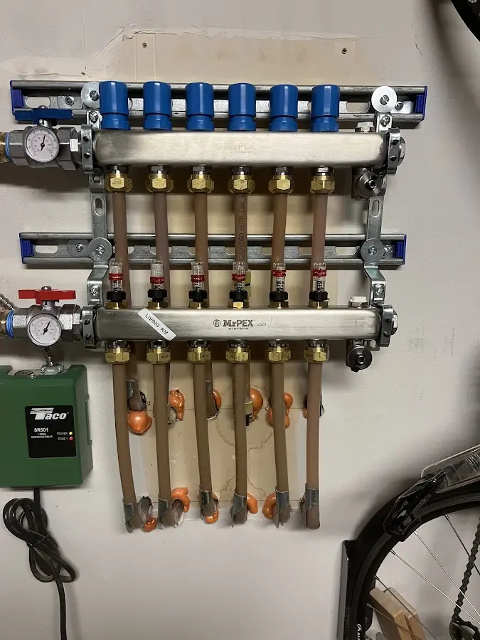 Plumber performing Leak Detection at a residential property in Juniper Canyon